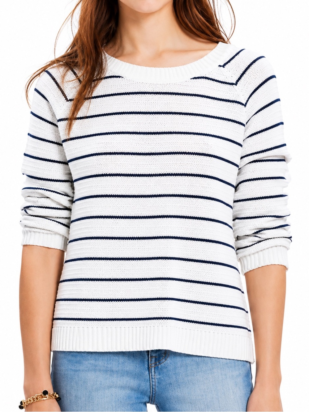 Madewell Dockline Cotton Striped Sweater Coastal Fisherman Preppy Size S